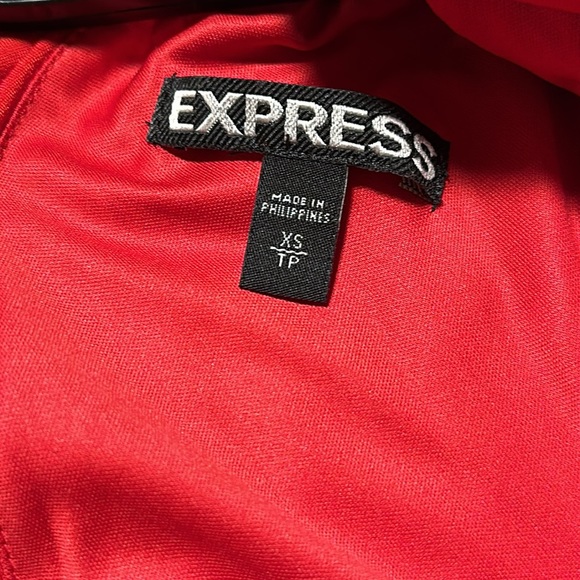 Red Express Bodycon Ruched Dress - Picture 2 of 3